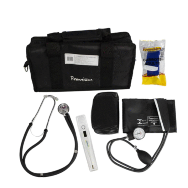 Kit acadêmico com esteto rappaport preto - Premium - Imagem 2