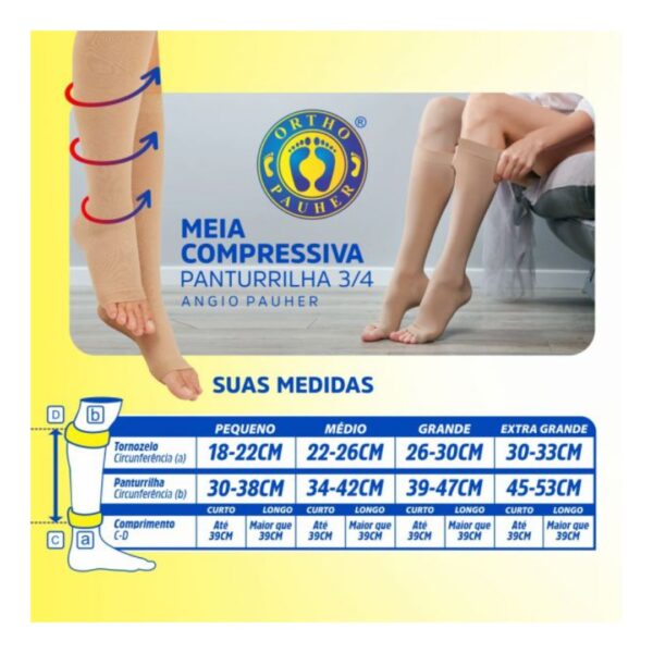 Meia Compressiva - Ortho Pauher - Imagem 2