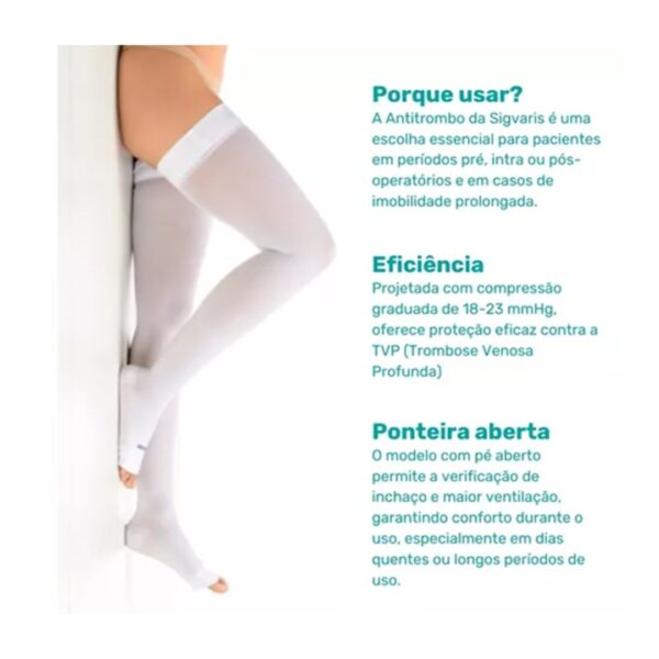 Meia Compressiva Antitrombo - Sigvaris - Imagem 2